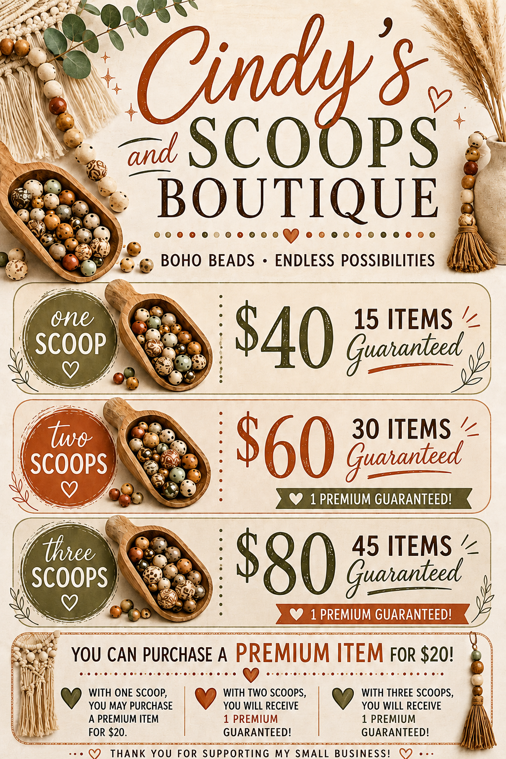 3 MYSTERY SCOOPS